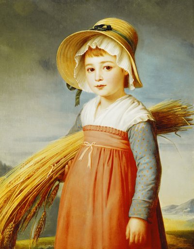 Die kleine Nachleserin, 1824 von Christophe Thomas Degeorge